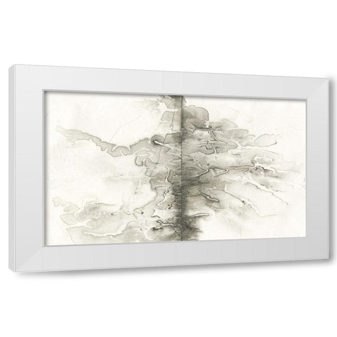 Infused Memory III White Modern Wood Framed Art Print by Stramel, Renee W.