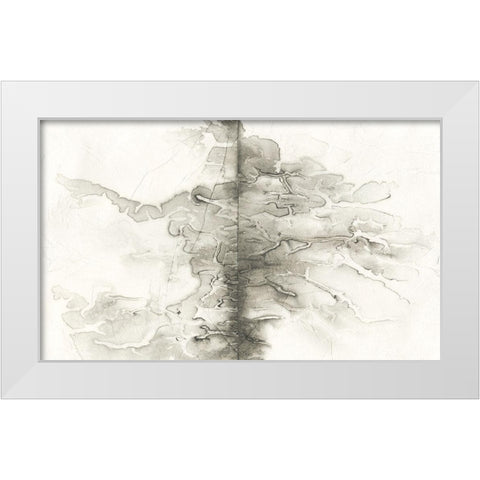 Infused Memory III White Modern Wood Framed Art Print by Stramel, Renee W.