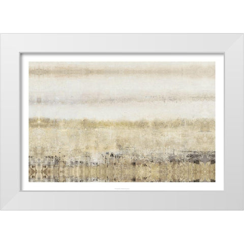 Subtle Meadow I White Modern Wood Framed Art Print by OToole, Tim