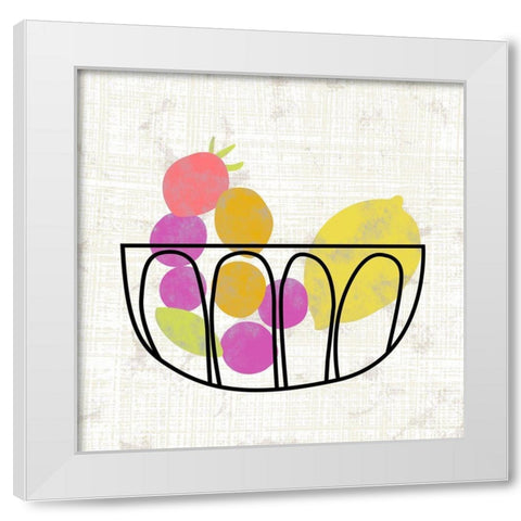 Fruitilicious II White Modern Wood Framed Art Print by Zarris, Chariklia