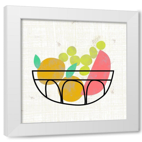 Fruitilicious IV White Modern Wood Framed Art Print by Zarris, Chariklia