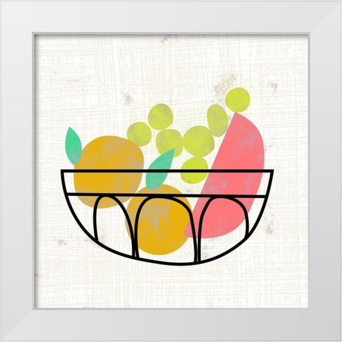 Fruitilicious IV White Modern Wood Framed Art Print by Zarris, Chariklia