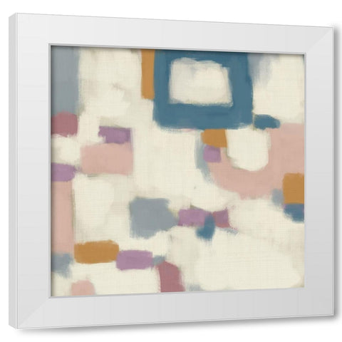 Bumble I White Modern Wood Framed Art Print by Zarris, Chariklia