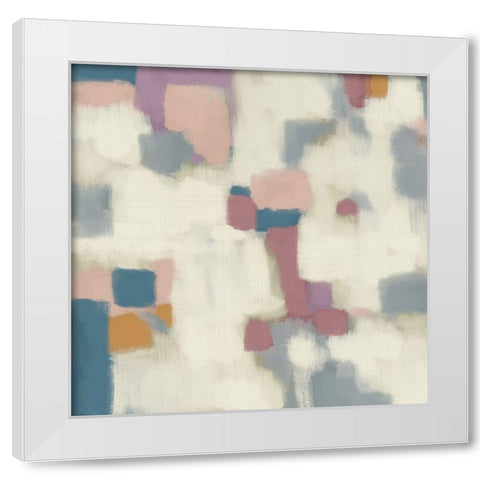 Bumble II White Modern Wood Framed Art Print by Zarris, Chariklia