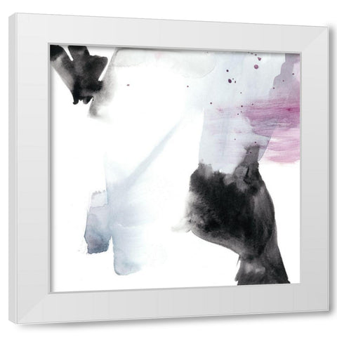 Violet Bloom I White Modern Wood Framed Art Print by Goldberger, Jennifer