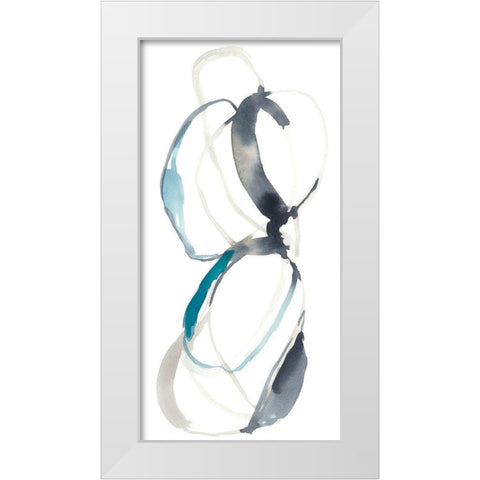 Coil II White Modern Wood Framed Art Print by Goldberger, Jennifer