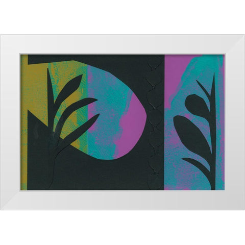 Cabana I White Modern Wood Framed Art Print by Stramel, Renee W.