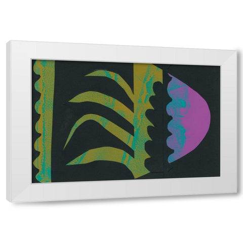 Cabana II White Modern Wood Framed Art Print by Stramel, Renee W.