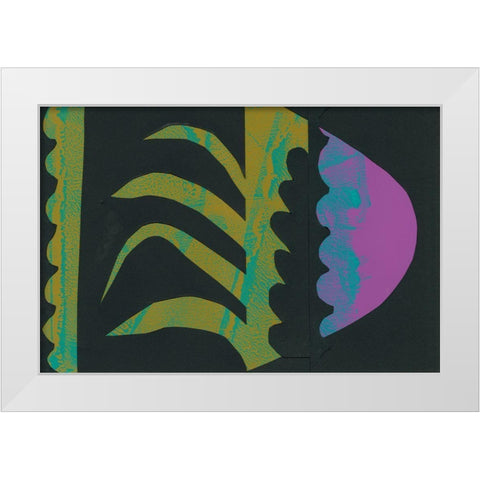 Cabana II White Modern Wood Framed Art Print by Stramel, Renee W.