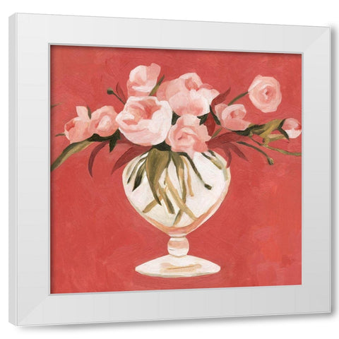 Bright Blooms II White Modern Wood Framed Art Print by Scarvey, Emma