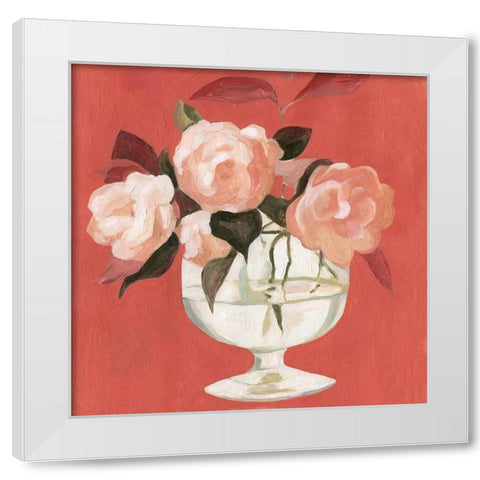 Bright Blooms III White Modern Wood Framed Art Print by Scarvey, Emma