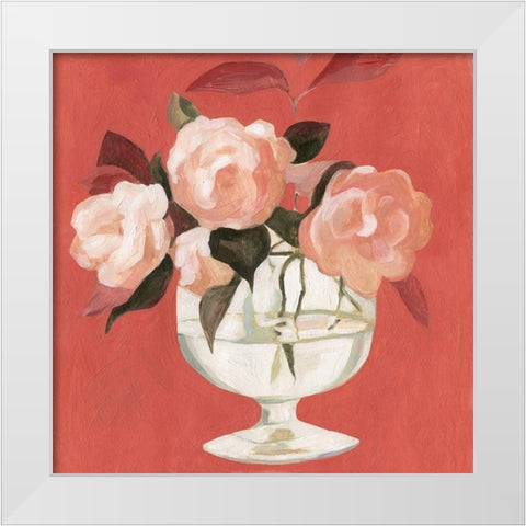 Bright Blooms III White Modern Wood Framed Art Print by Scarvey, Emma