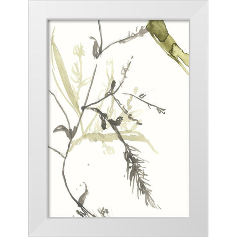 Under Sea Forest V White Modern Wood Framed Art Print by Goldberger, Jennifer