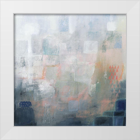 Boulder Coast II White Modern Wood Framed Art Print by Borges, Victoria