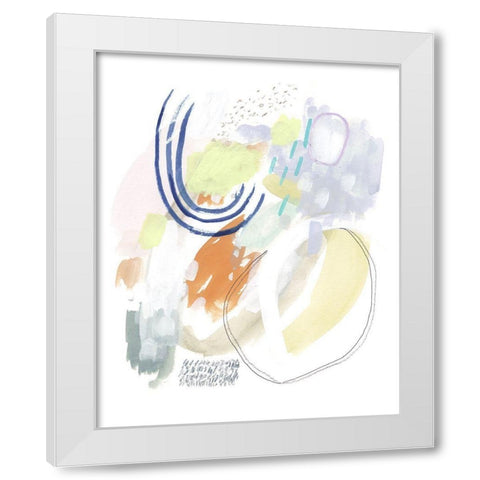 Double Dutch I White Modern Wood Framed Art Print by Borges, Victoria