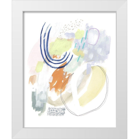 Double Dutch I White Modern Wood Framed Art Print by Borges, Victoria
