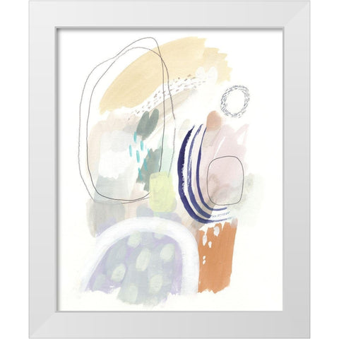 Double Dutch IV White Modern Wood Framed Art Print by Borges, Victoria