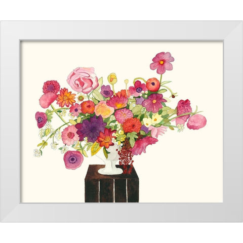 Sunny Disposition I White Modern Wood Framed Art Print by Ludwig, Alicia