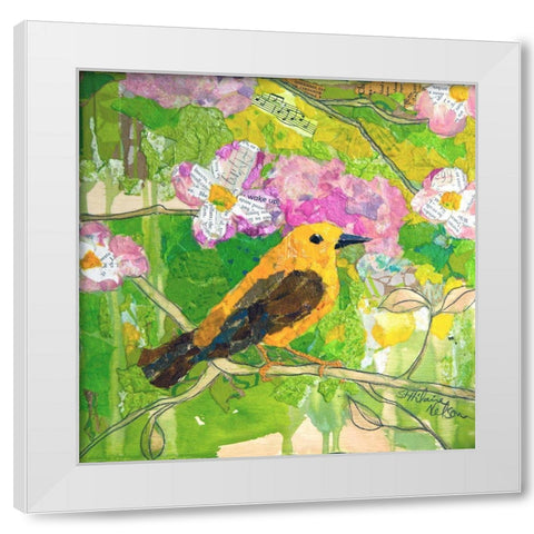 Signs of Spring II White Modern Wood Framed Art Print by St. Hilaire, Elizabeth