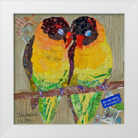 Dear One I White Modern Wood Framed Art Print by St. Hilaire, Elizabeth