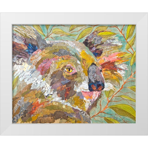 Koala Collage I White Modern Wood Framed Art Print by St. Hilaire, Elizabeth