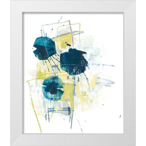 Orbital Array I White Modern Wood Framed Art Print by Vess, June Erica