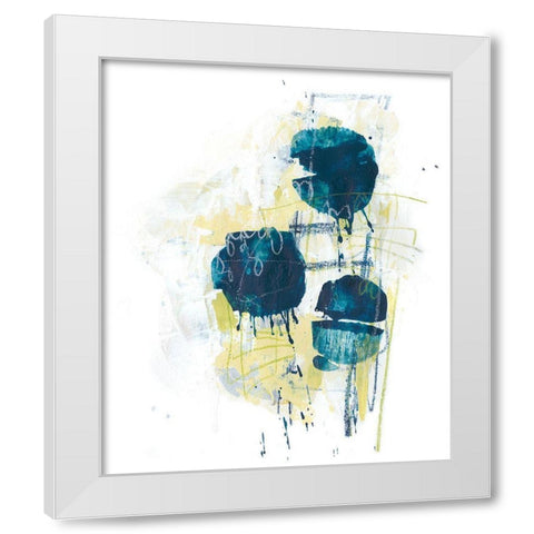 Orbital Array II White Modern Wood Framed Art Print by Vess, June Erica