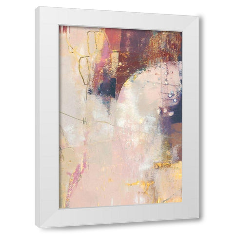 Quirk I White Modern Wood Framed Art Print by Jachimiec, Sue
