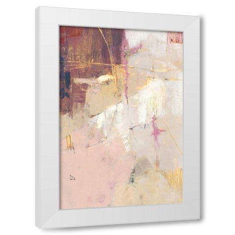 Quirk II White Modern Wood Framed Art Print by Jachimiec, Sue