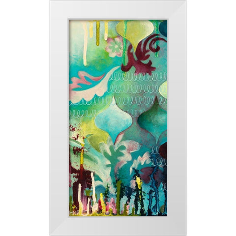 Ambrosial I White Modern Wood Framed Art Print by Robinson, Heather