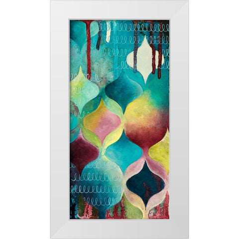Ambrosial II White Modern Wood Framed Art Print by Robinson, Heather