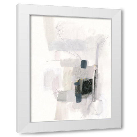 Spree I White Modern Wood Framed Art Print by Borges, Victoria