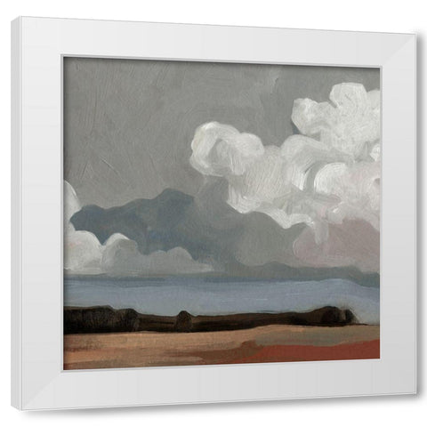 Cloud Formation II White Modern Wood Framed Art Print by Scarvey, Emma