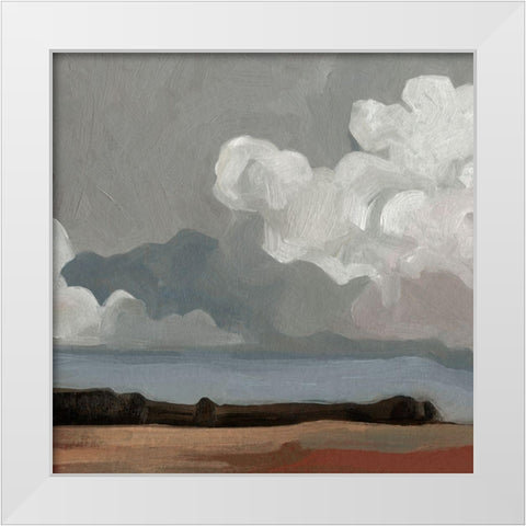 Cloud Formation II White Modern Wood Framed Art Print by Scarvey, Emma