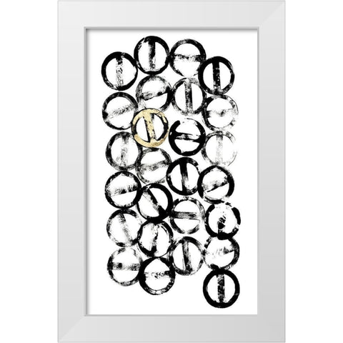 Turn Keys I White Modern Wood Framed Art Print by Guthrie, Jenna