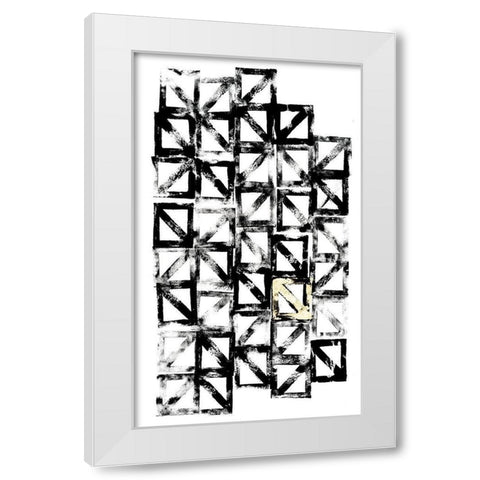 Turn Keys II White Modern Wood Framed Art Print by Guthrie, Jenna