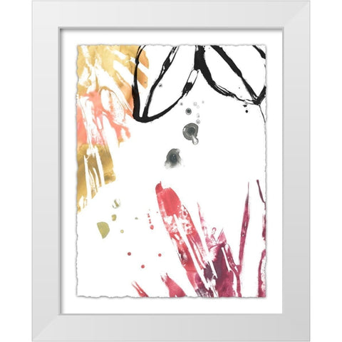 Tropical Moderne IV White Modern Wood Framed Art Print by Vess, June Erica
