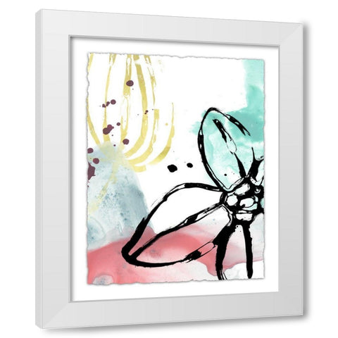 Tropical Moderne VIII White Modern Wood Framed Art Print by Vess, June Erica