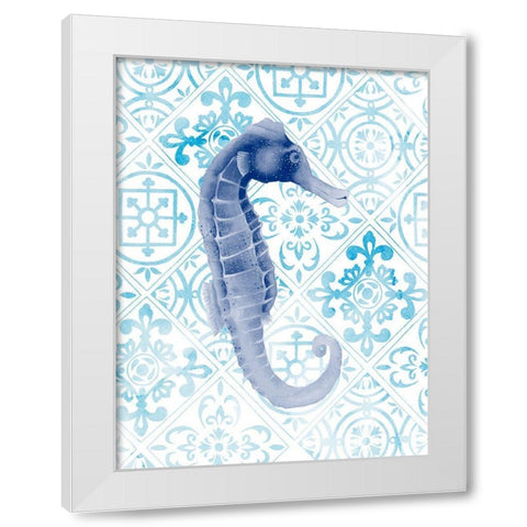 Marine Morocco II White Modern Wood Framed Art Print by Popp, Grace