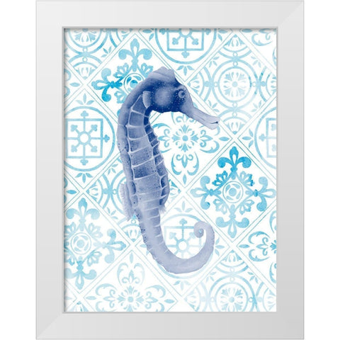 Marine Morocco II White Modern Wood Framed Art Print by Popp, Grace