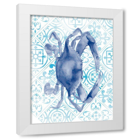 Marine Morocco V White Modern Wood Framed Art Print by Popp, Grace