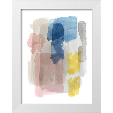 Puddle Pastel II White Modern Wood Framed Art Print by Popp, Grace