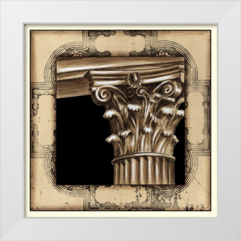 Architectural Schema II White Modern Wood Framed Art Print by Harper, Ethan
