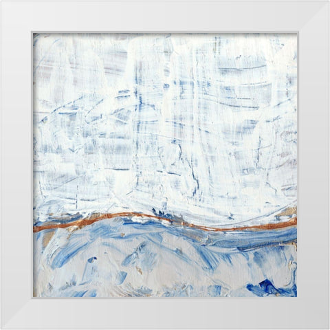 Blue Highlands IV White Modern Wood Framed Art Print by Ludwig, Alicia