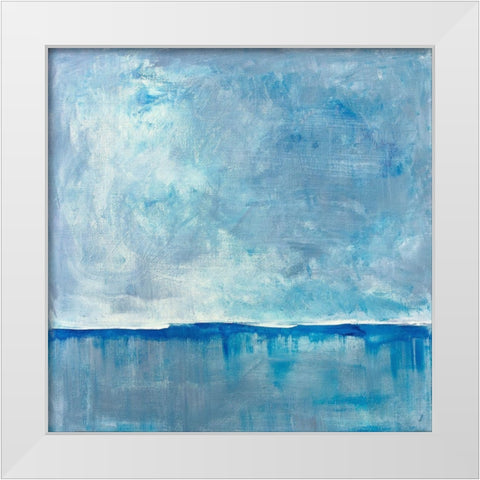 Salt White Modern Wood Framed Art Print by Contacessi, Julia