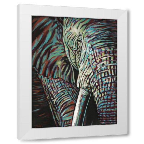 Powerful Wildlife I White Modern Wood Framed Art Print by Vitaletti, Carolee