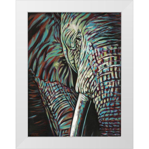 Powerful Wildlife I White Modern Wood Framed Art Print by Vitaletti, Carolee