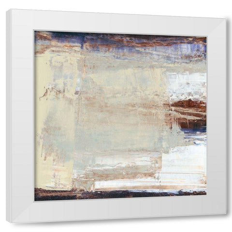 Translate II White Modern Wood Framed Art Print by Gordon, Sharon