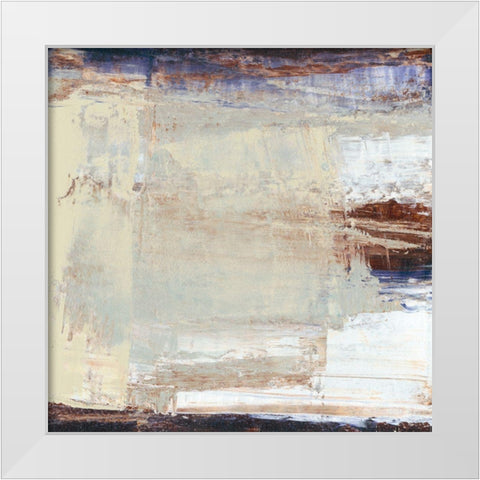 Translate II White Modern Wood Framed Art Print by Gordon, Sharon