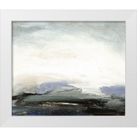 Horizon at Daybreak V White Modern Wood Framed Art Print by Gordon, Sharon